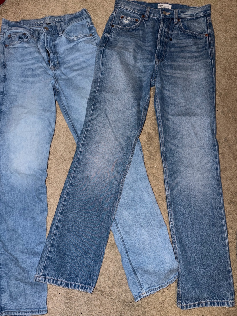 Zara Light Blue Skinny Jeans - Women's